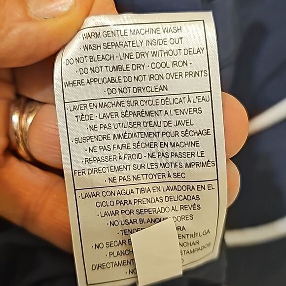 Canterbury Of New Zealand Lightweight Jacket Men S Navy Blue - Picture 8 of 9